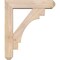 Ekena Millwork Merced Craftsman Smooth Bracket w/ Offset Brace, Douglas Fir, 5 1/2"W x 22"D x 26"H BKT0604X22X26MRC04SDF - alternate 3